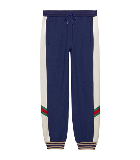 blue gucci track pants|GUCCI Track Pants .